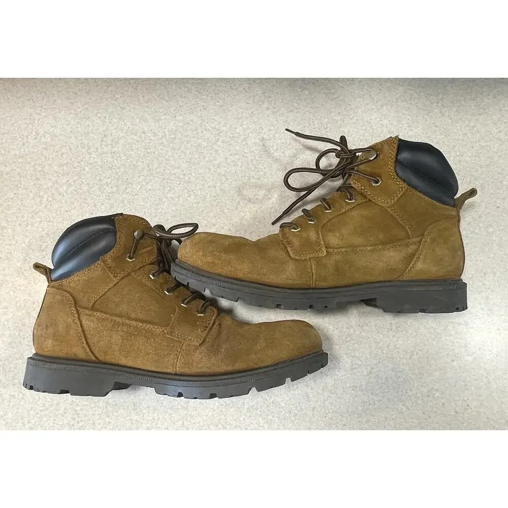 Brahma Bravo Men’s Work Boots Size 12W Waterproof Leather Soft Toe Oil Resistant